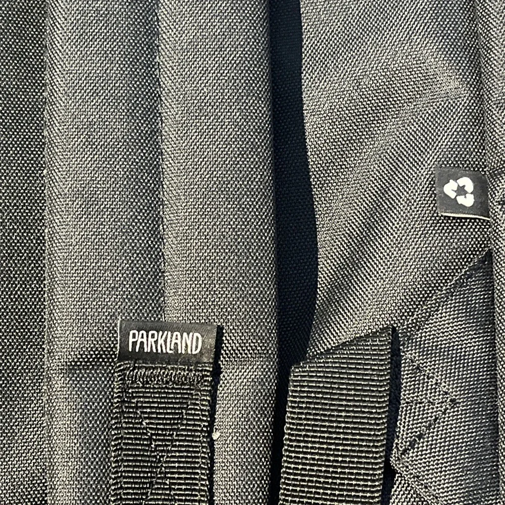 Parkland Backpack Book Bag Hiking Camping Large Drawstring‎ Buckles Black